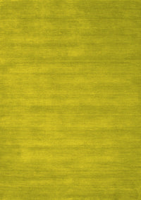 Abstract Yellow Contemporary Rug, con83yw