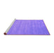 Sideview of Machine Washable Abstract Purple Contemporary Area Rugs, wshcon83pur