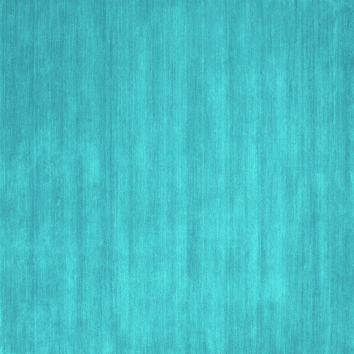 Square Machine Washable Abstract Turquoise Contemporary Area Rugs, wshcon83turq