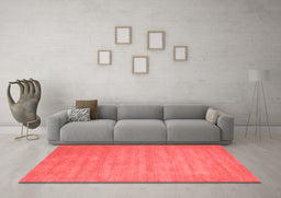 Contemporary Red Washable Rugs