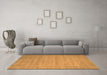 Machine Washable Abstract Orange Contemporary Area Rugs in a Living Room, wshcon83org