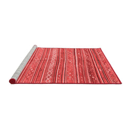 Country Red Washable Rugs