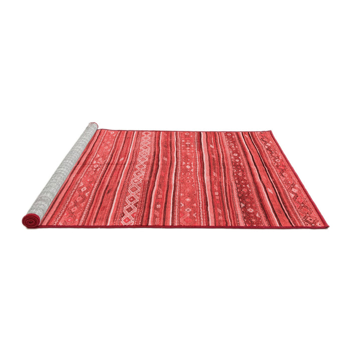 Country Red Washable Rugs