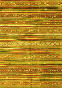 Southwestern Yellow Country Rug, con840yw