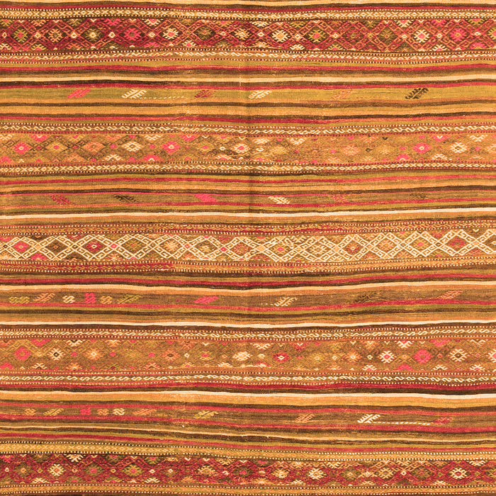 Serging Thickness of Machine Washable Southwestern Orange Country Area Rugs, wshcon840org