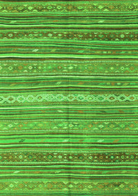 Southwestern Green Country Rug, con840grn