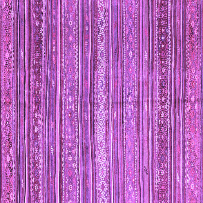 Square Machine Washable Southwestern Purple Country Area Rugs, wshcon840pur