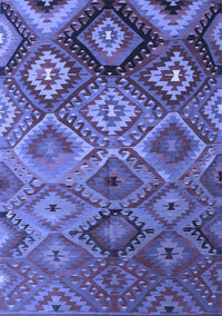 Southwestern Blue Country Rug, con841blu