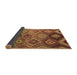 Sideview of Southwestern Brown Country Rug, con841brn