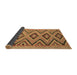 Sideview of Southwestern Brown Country Rug, con842brn