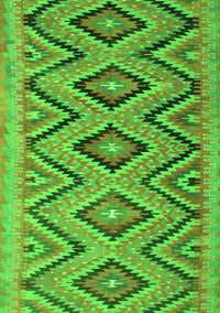 Southwestern Green Country Rug, con842grn