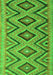 Southwestern Green Country Rug, con842grn