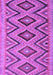 Machine Washable Southwestern Purple Country Area Rugs, wshcon842pur