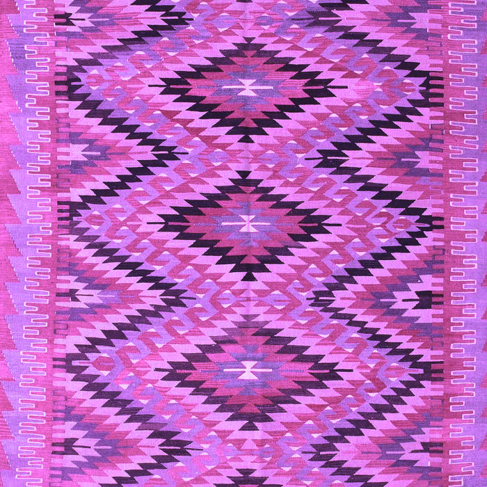 Machine Washable Southwestern Purple Country Area Rugs, wshcon842pur