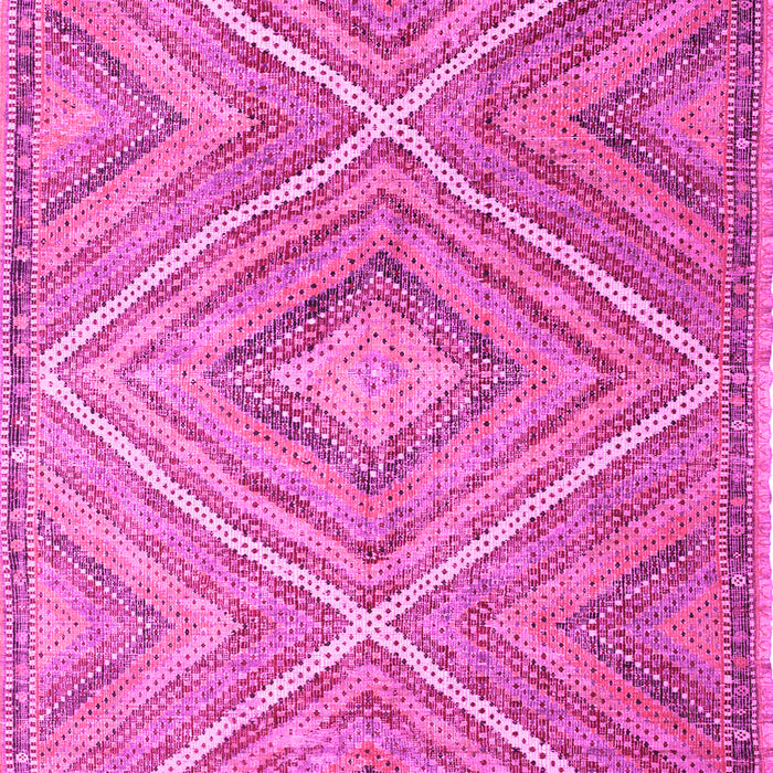 Machine Washable Southwestern Pink Country Rug, wshcon843pnk