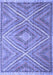 Southwestern Blue Country Rug, con843blu