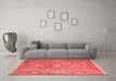 Country Red Washable Rugs