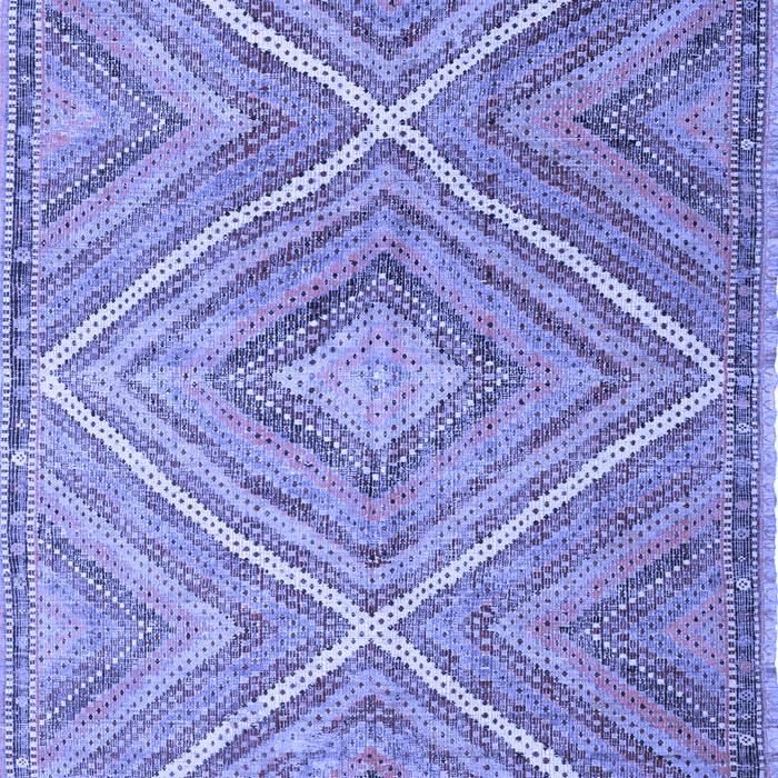Machine Washable Southwestern Blue Country Rug, wshcon843blu