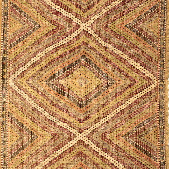 Machine Washable Southwestern Brown Country Rug, wshcon843brn