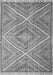 Southwestern Gray Country Rug, con843gry