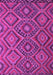 Machine Washable Southwestern Pink Country Rug, wshcon844pnk