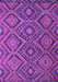 Machine Washable Southwestern Purple Country Area Rugs, wshcon844pur