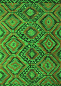 Southwestern Green Country Rug, con844grn