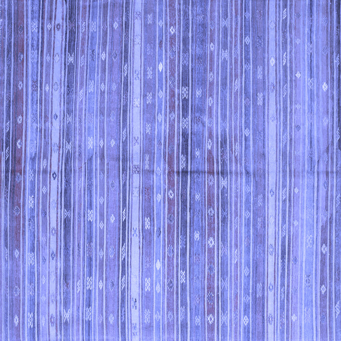 Square Southwestern Blue Country Rug, con845blu