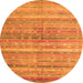 Machine Washable Southwestern Orange Country Area Rugs, wshcon845org