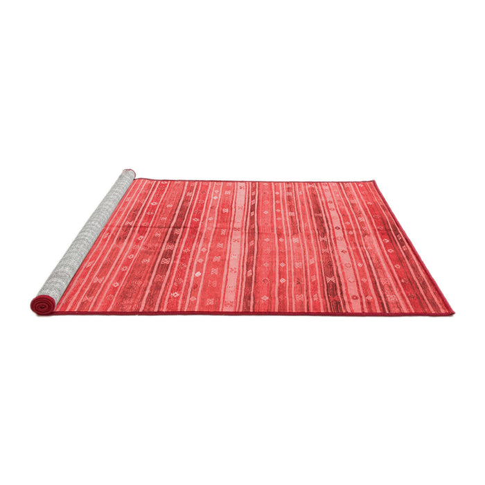 Country Red Washable Rugs