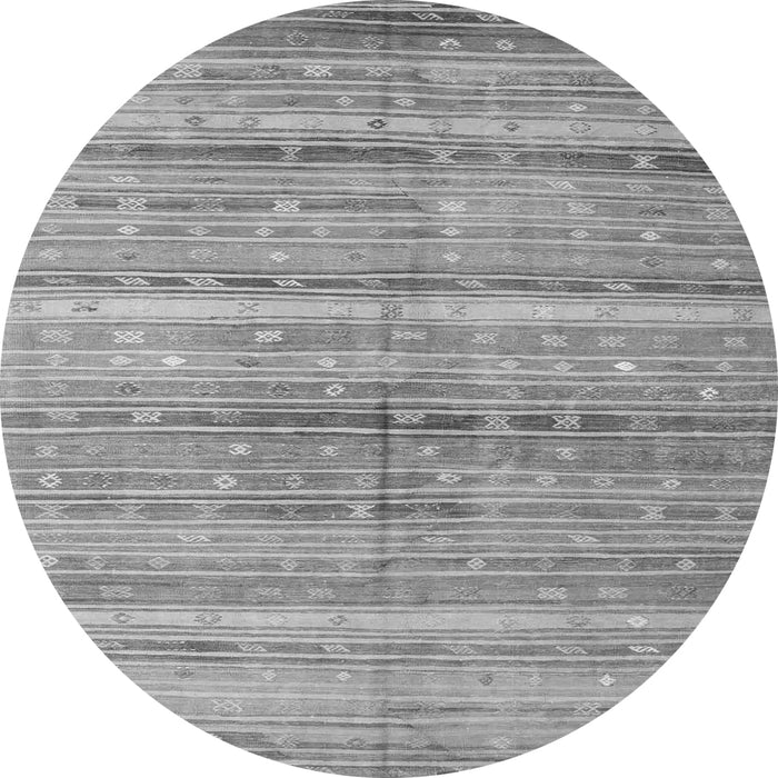 Square Southwestern Gray Country Rug, con845gry