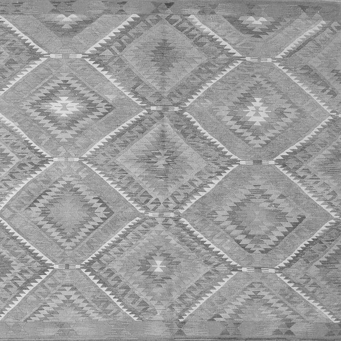 Serging Thickness of Southwestern Gray Country Rug, con846gry