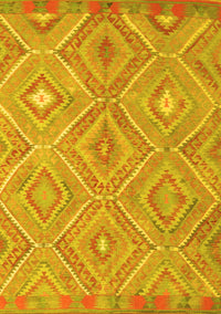 Southwestern Yellow Country Rug, con846yw