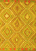 Southwestern Yellow Country Rug, con846yw