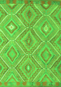 Southwestern Green Country Rug, con846grn