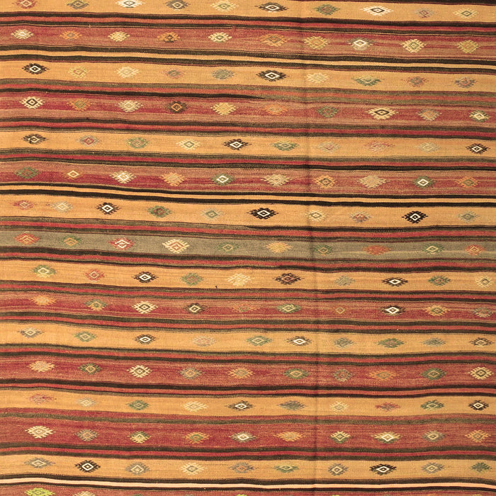 Machine Washable Oriental Brown Traditional Rug, wshcon847brn