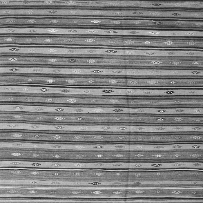 Round Machine Washable Oriental Gray Traditional Rug, wshcon847gry