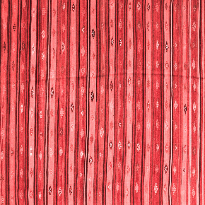 Machine Washable Oriental Red Traditional Rug, wshcon847red