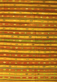 Oriental Yellow Traditional Rug, con847yw