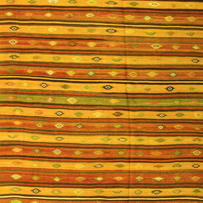 Oriental Yellow Traditional Rug, con847yw