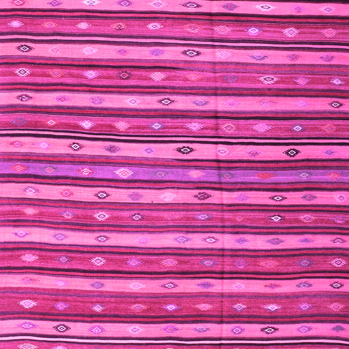 Machine Washable Oriental Pink Traditional Rug, wshcon847pnk