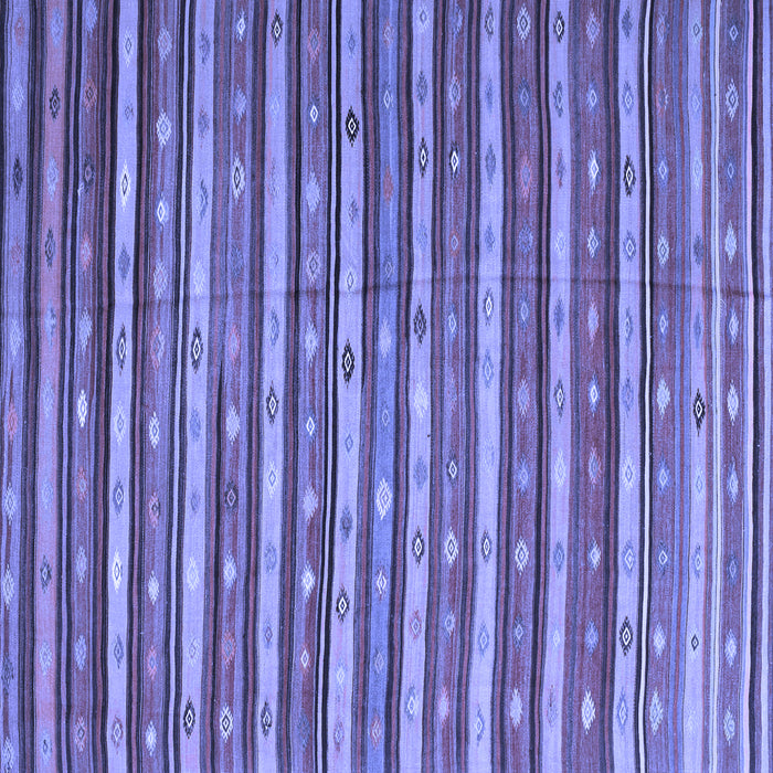 Square Machine Washable Oriental Blue Traditional Rug, wshcon847blu