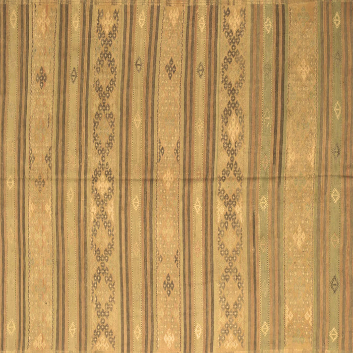 Square Abstract Brown Contemporary Rug, con848brn