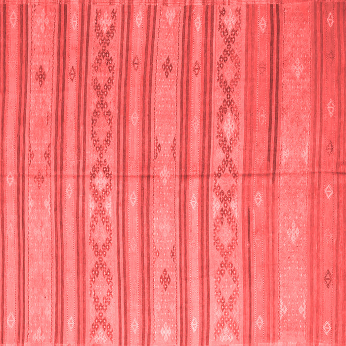 Machine Washable Abstract Red Contemporary Rug, wshcon848red