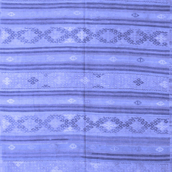 Abstract Blue Contemporary Rug, con848blu