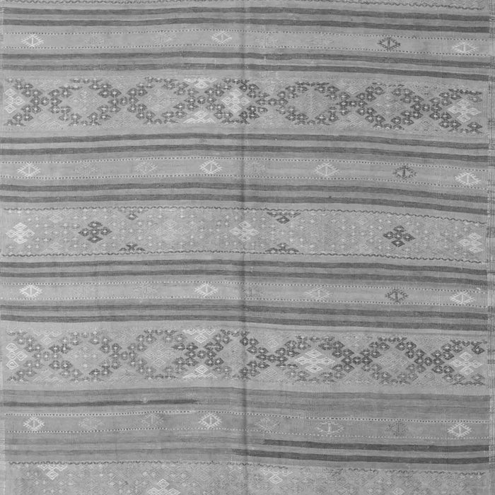 Serging Thickness of Machine Washable Abstract Gray Contemporary Rug, wshcon848gry