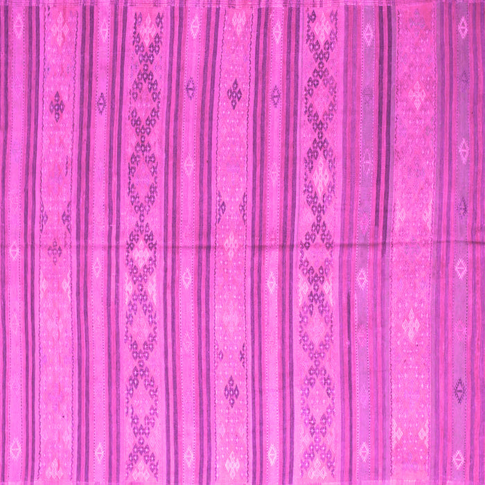 Square Abstract Pink Contemporary Rug, con848pnk