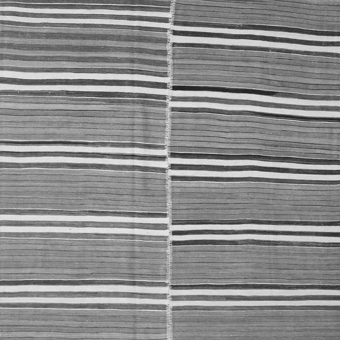 Round Machine Washable Oriental Gray Traditional Rug, wshcon849gry