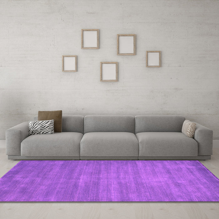 Machine Washable Abstract Pink Contemporary Rug in a Living Room, wshcon84pnk