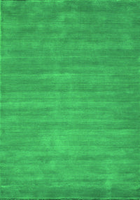 Abstract Green Contemporary Rug, con84grn